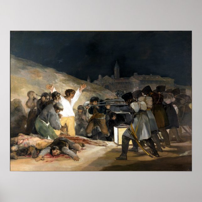 Póster Francisco de Goya Tercer de mayo de 1808 (Frente)