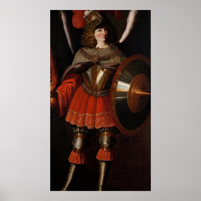 Póster Francisco de Zurbarán - Arcángel Michael - 17º C (Frente)
