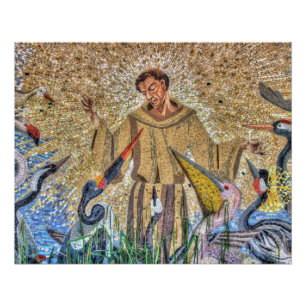 Póster Francisco Del Mosaico De Asís