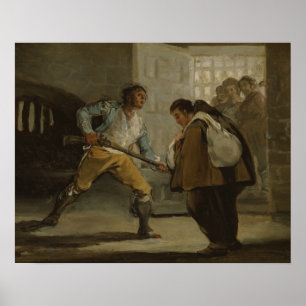 Póster Francisco Goya - El Maragato amenaza a Friar Pedro