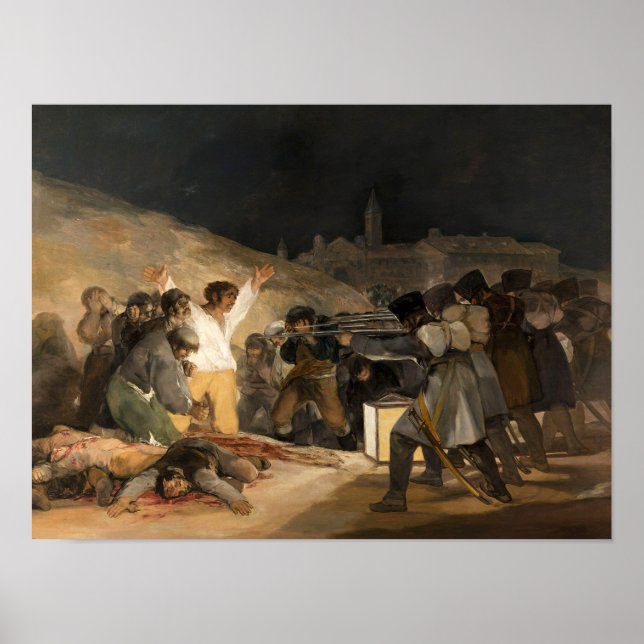 Póster Francisco Goya, el tercero de mayo de 1808 (Frente)