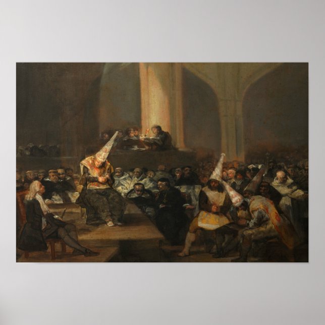 Póster Francisco Goya - Escena de la Inquisición (Frente)