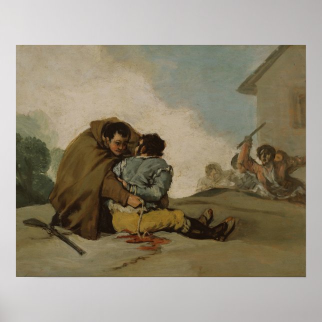 Póster Francisco Goya - Friar Pedro Binds El Maragato (Frente)