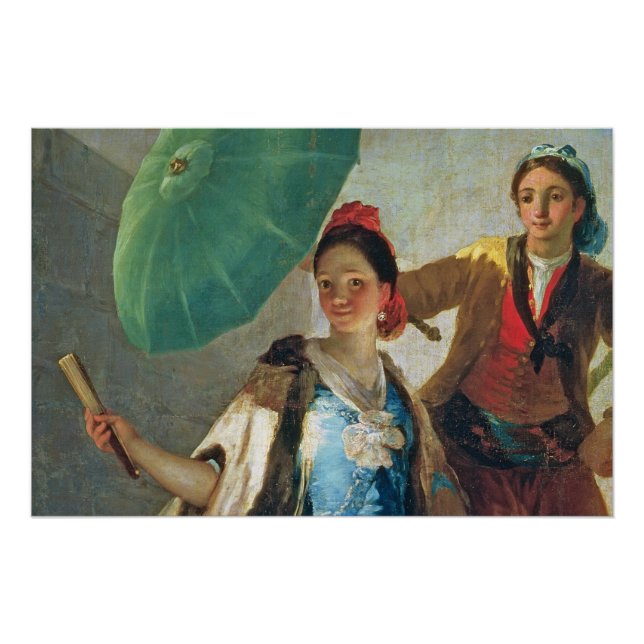 Póster Francisco José de Goya y Lucientes | La Parasol, (Anverso)