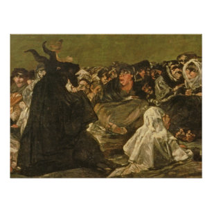 Póster Francisco José de Goya y Lucientes   Las brujas"