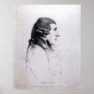 Póster Francisco Joseph Haydn, 1809