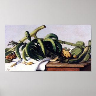 Póster Francisco Oller Plátanos