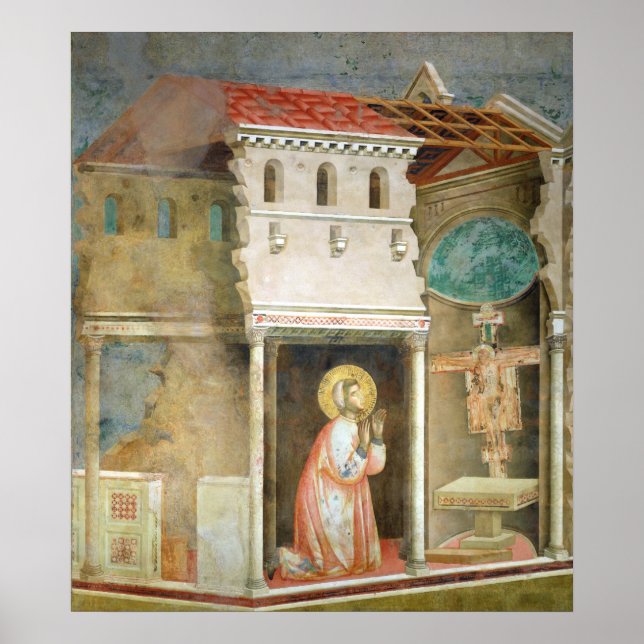 Póster Francisco Orando en la Iglesia de San Francisco (Frente)