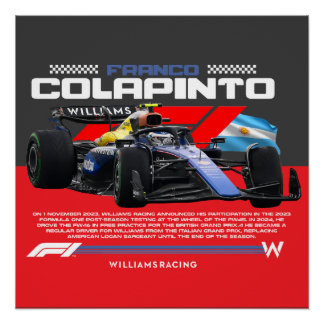 Póster Franco colapinto