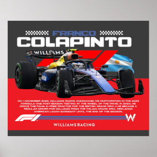 Póster Franco colapinto