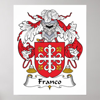 Póster Franco Family Crest