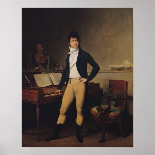 Póster Francois Adrien Boieldieu 1800 (Frente)