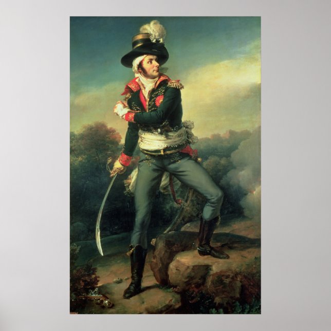 Póster Francois Athanese Charette de Contrie 1819 (Frente)