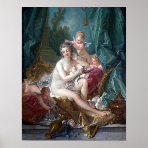 Póster François Boucher el Toilette de Venus