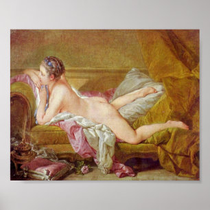 Póster Francois Boucher - señora a Louis XV