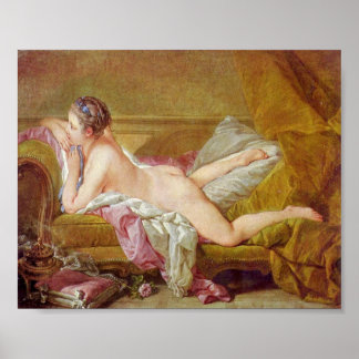 Póster Francois Boucher - Señora a Luis XV