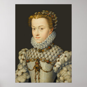 Póster Francois Clouet - Elisabeth de Austria