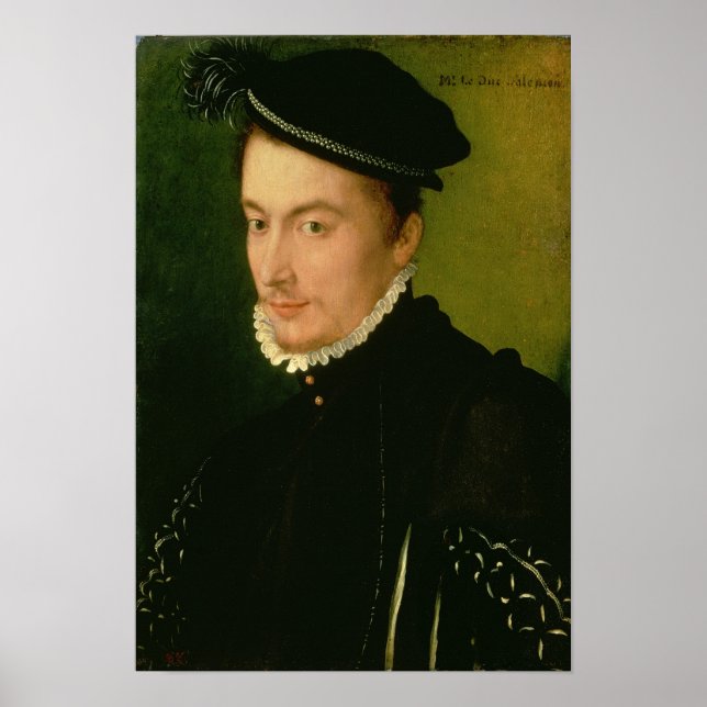 Póster Francois de Valois , duque de Alencón, años 1560 (Frente)