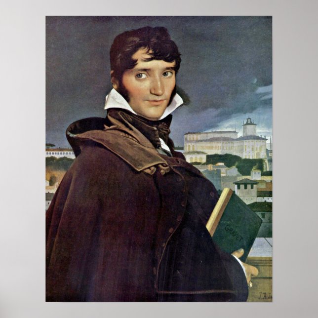 Póster Francois-Marius Granet por Jean Auguste Ingres (Frente)