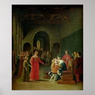 Póster Francois que presenté a Luis XII
