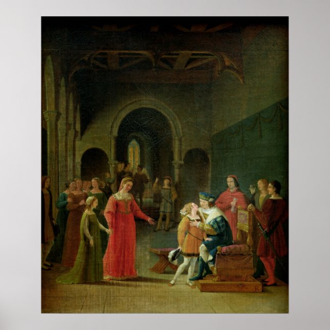 Póster Francois que presenté a Luis XII (Frente)