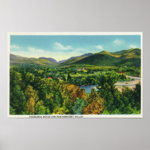 Póster Franconcia Notch & Pemigewasset Valley