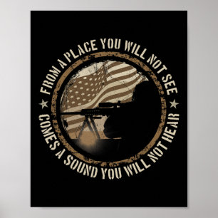 Póster Francotirador Militar Tirador De Elite Usa No Lo S