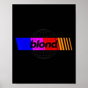 Póster Frank Rapper Blond R&amp;b Álbum Ocean Globe World