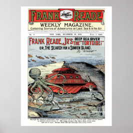 Póster Frank Read Jr Futurist Sci-Fi, Edición 1-8, 1902