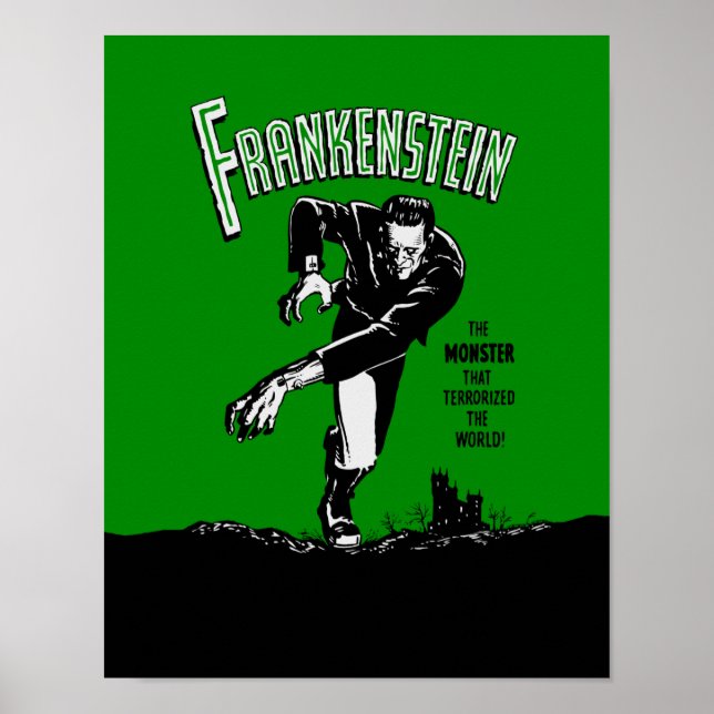 Póster Frankenstein - 11x14 Poster / Cambiar 2 lienzo (Frente)