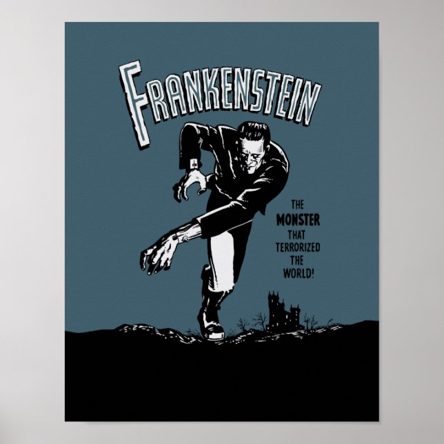 Póster Frankenstein - 11x14 Poster / Cambiar 2 lienzo (Frente)