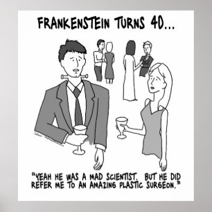 Póster Frankenstein cumple 40 años Poster