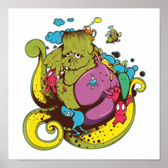 Póster frankenstein heaven in hell (Frente)