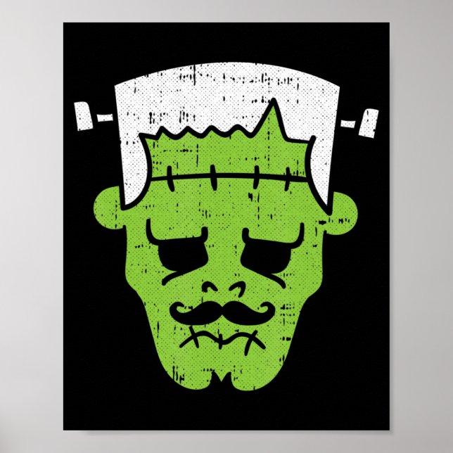 Póster Frankenstein Lazy Halloween Costume Horror Movie M (Frente)
