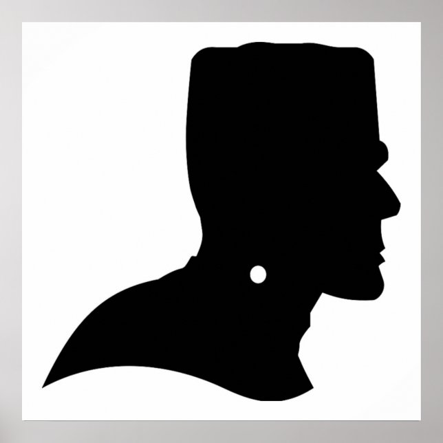 PÓSTER FRANKENSTEIN SILHOUETTE (Frente)