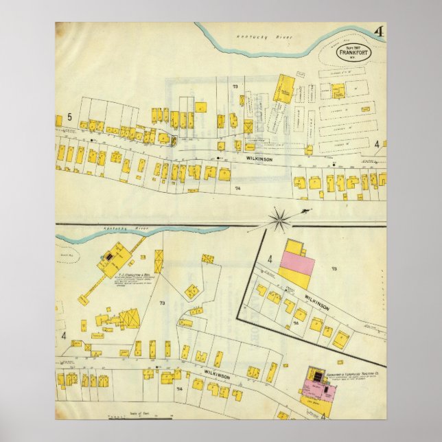 Póster Frankfort, Kentucky 18 (Frente)