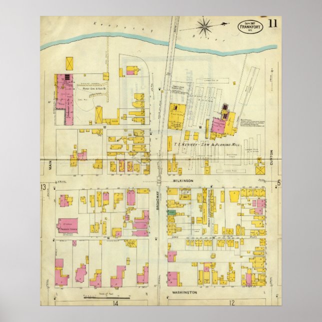 Póster Frankfort, Kentucky 5 (Frente)
