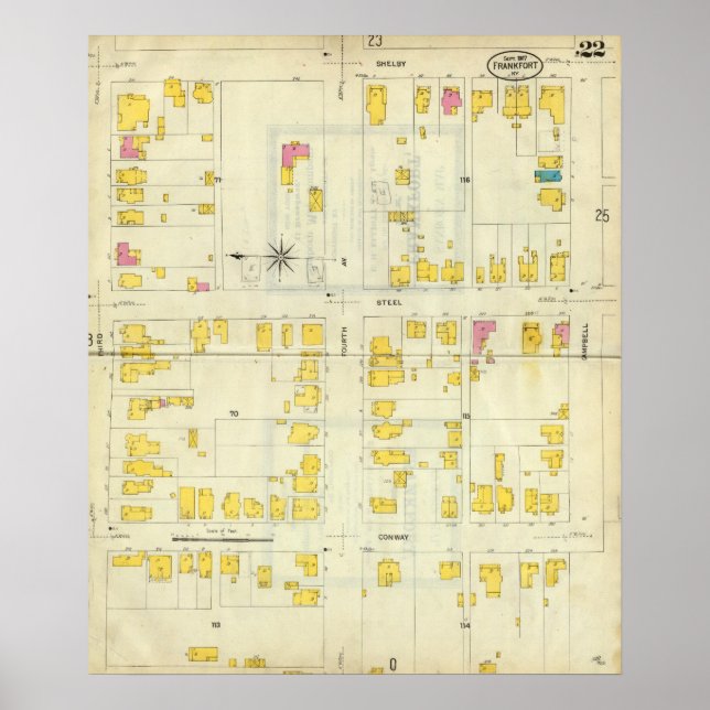 Póster Frankfort, Kentucky 5 (Frente)