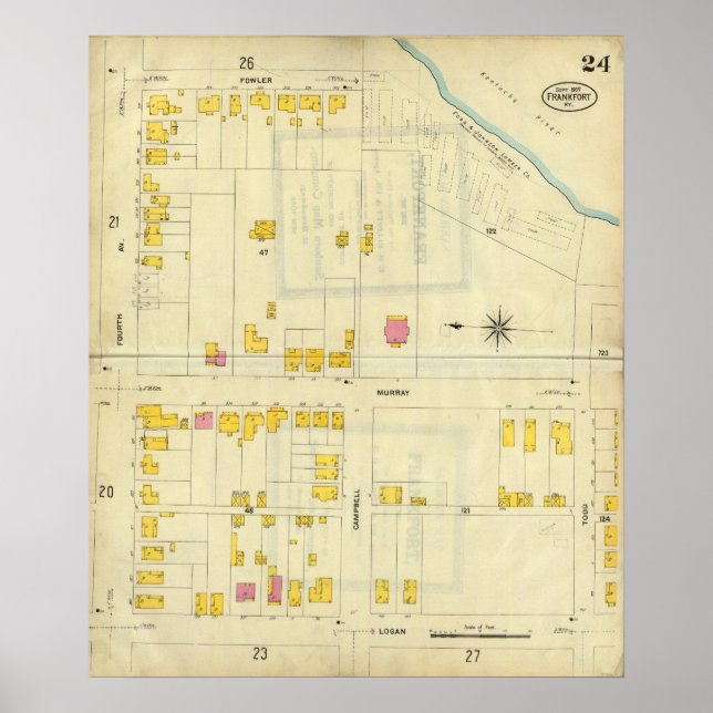 Póster Frankfort, Kentucky 9 (Frente)