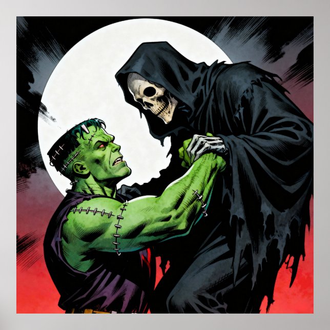 Póster Frankie Greets the Reaper (Frente)