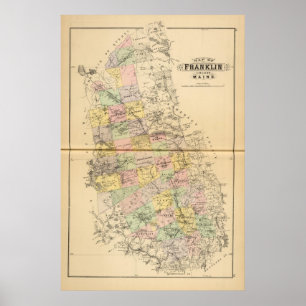 Póster Franklin Co, Maine