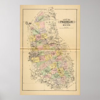 Póster Franklin Co., Maine
