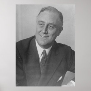 Póster FRANKLIN D. ROOSEVELT 1924 Archivo Nacional Foto