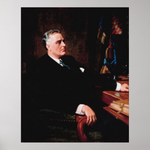Póster FRANKLIN D. ROOSEVELT by Frank O. Salisbury