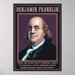 Póster Franklin-Liberty