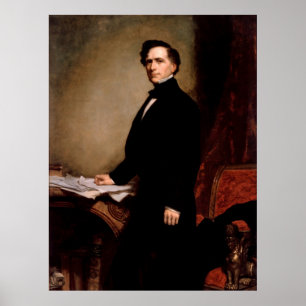 Póster FRANKLIN PIERCE por George Peter Healy