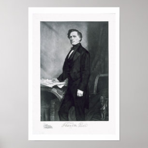 Póster Franklin Pierce, XIV Presidente de los Estados Uni