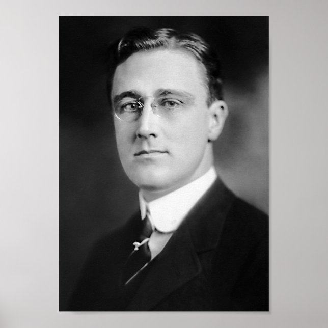 Póster Franklin Roosevelt - Subsecretario de Marina (Frente)