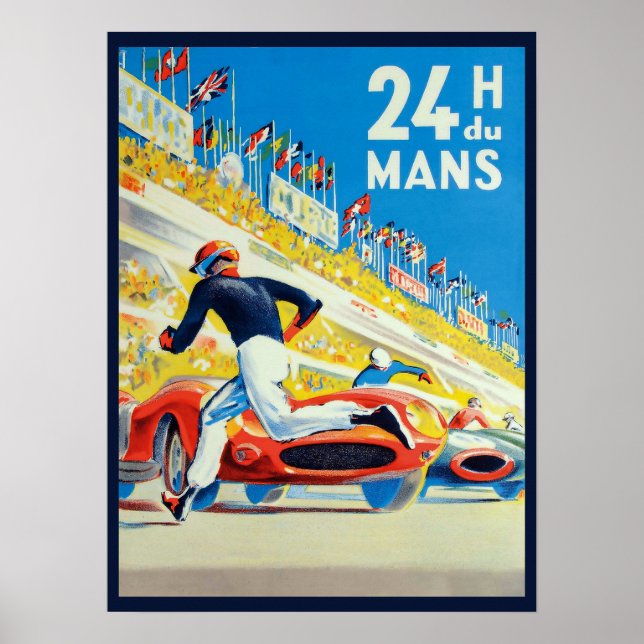 Póster Frankreich: 1923/heute - 24h Rennen von Le Mans (Frente)