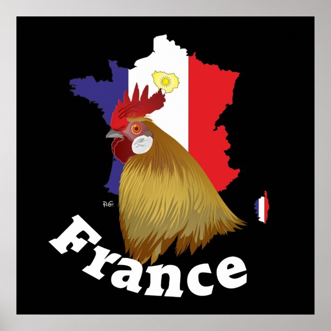 Póster Frankreich, Francia, Poster de Francia (Frente)